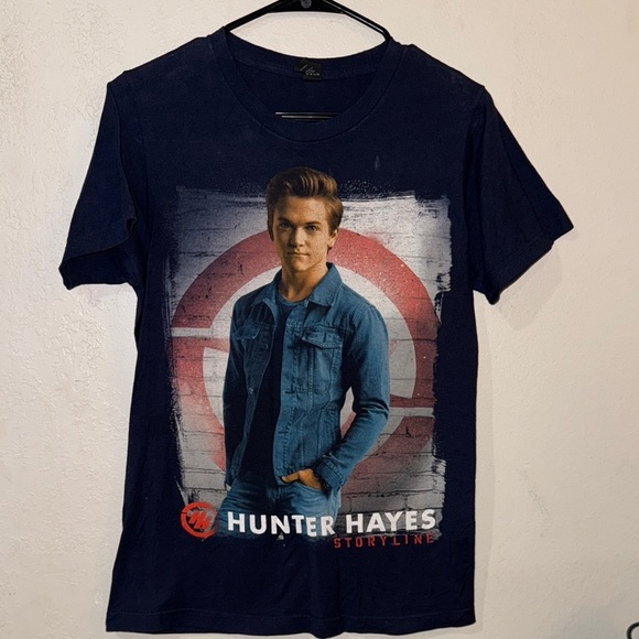 Tultex Other - Hunter Hayes Storyline Men’s Size Small T-Shirt - Navy
